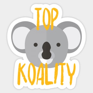 Top Koality Koala Sticker